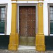 Traditional door in Seville