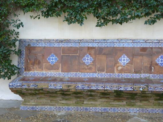 Bank with tiles
