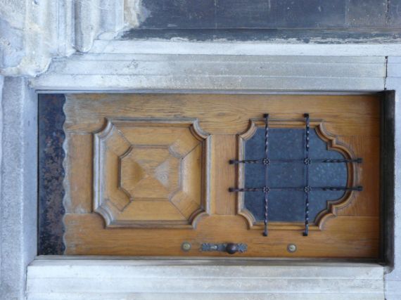 Traditional wooden door