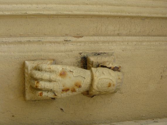 Iron door knocker