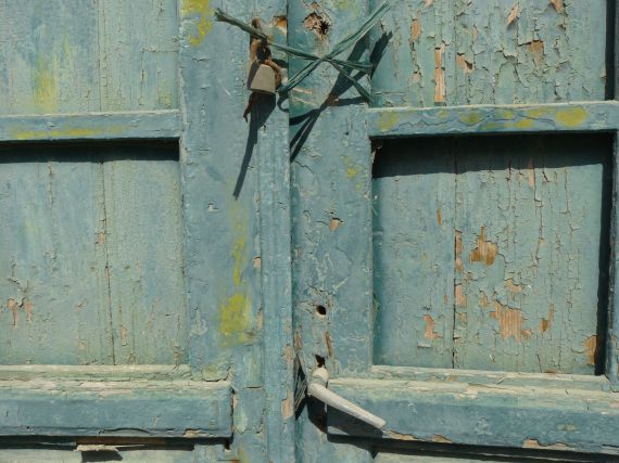 Traditional wooden door