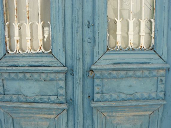 Traditional wooden door