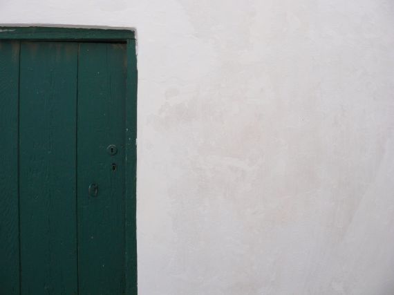 Traditional wooden door