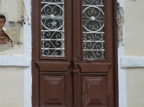 Traditional wooden door