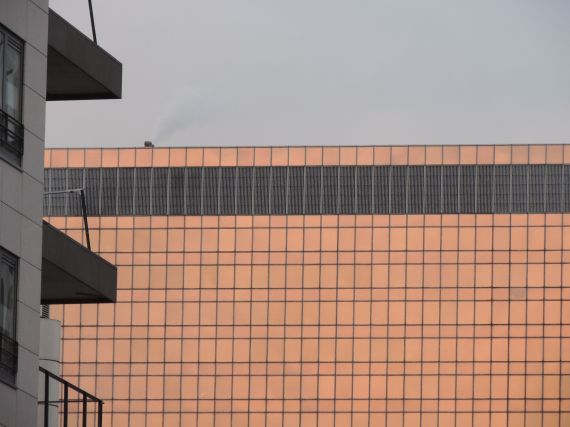 Glass facade