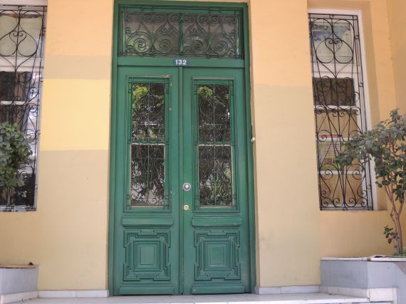 Traditional wooden door