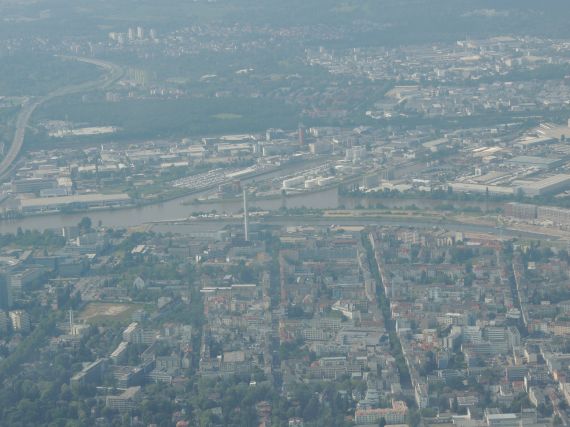Frankfurt from above